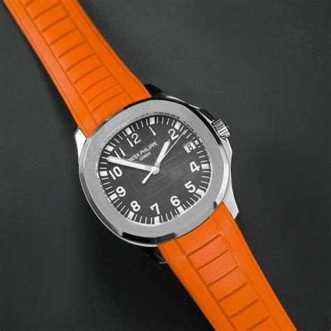 patek philippe 5165|5167a with orange strap.